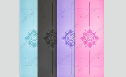 武汉中欧体育激光打标机在瑜伽垫雕刻上的成功应用 你的瑜伽垫选对了吗