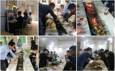 武汉中欧体育激光全体成员别墅轰趴团建活动超happy的