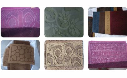 激光打标机在地毯瑜伽垫上雕花刻字 环保高效 厂家值得拥有